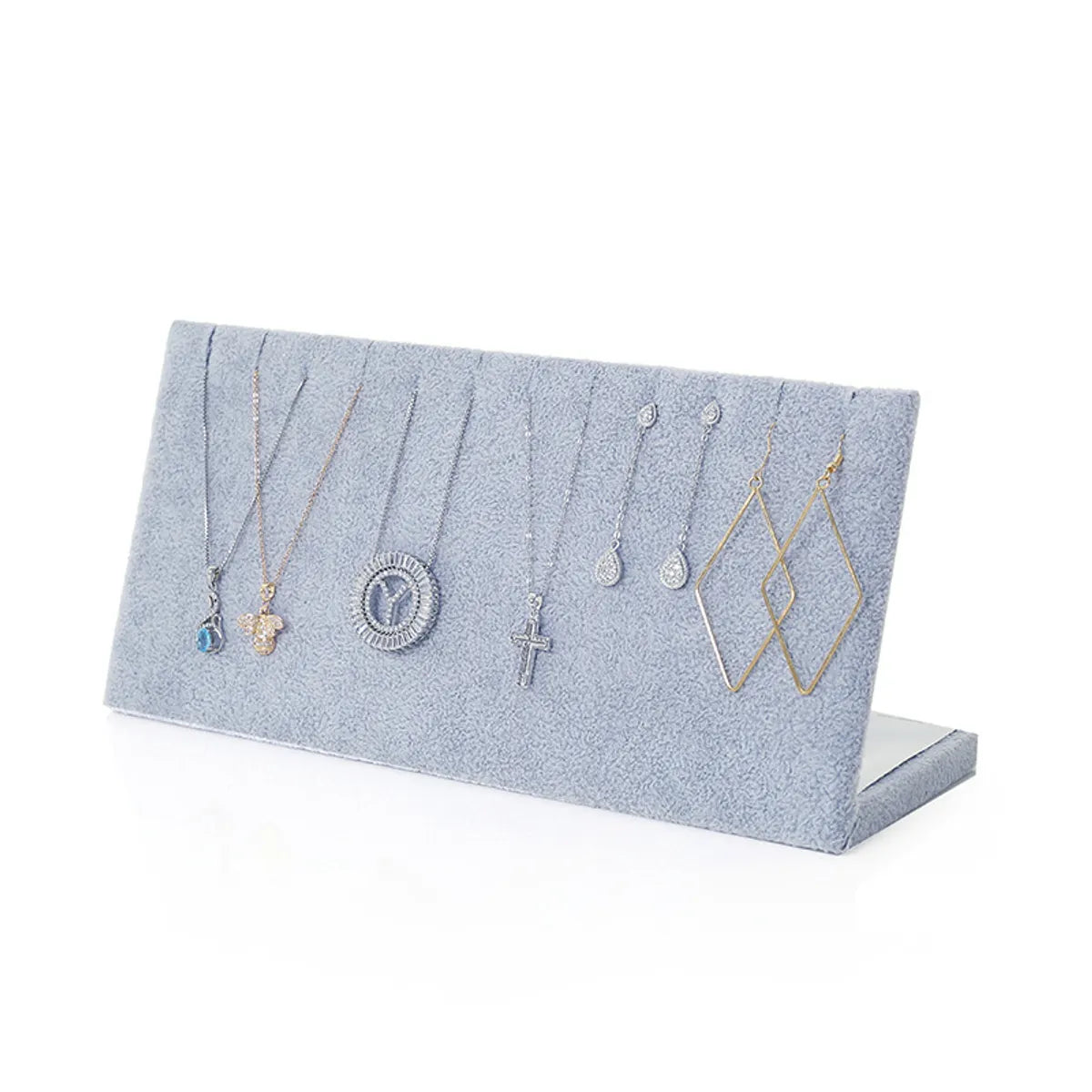 Basic Modern Style Classic Style L Shape Density Plate Flannel Jewelry Display Jewelry Rack