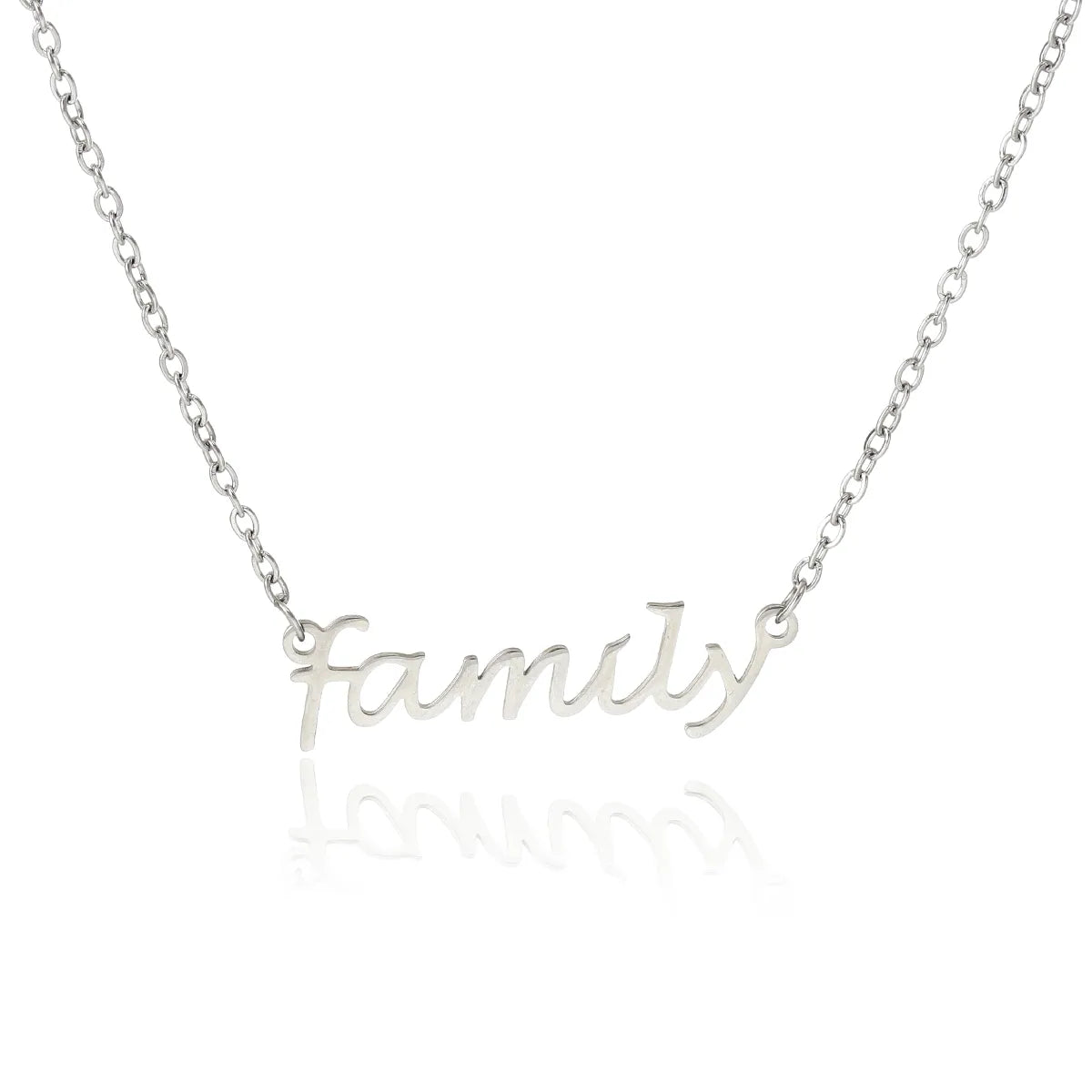 Basic Modern Style Classic Style Letter 18K Gold Plated 304 Stainless Steel Zinc Alloy Wholesale Pendant Necklace