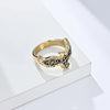 Basic Modern Style Classic Style Plaid Eagle 304 Stainless Steel 18K Gold Plated Unisex Rings