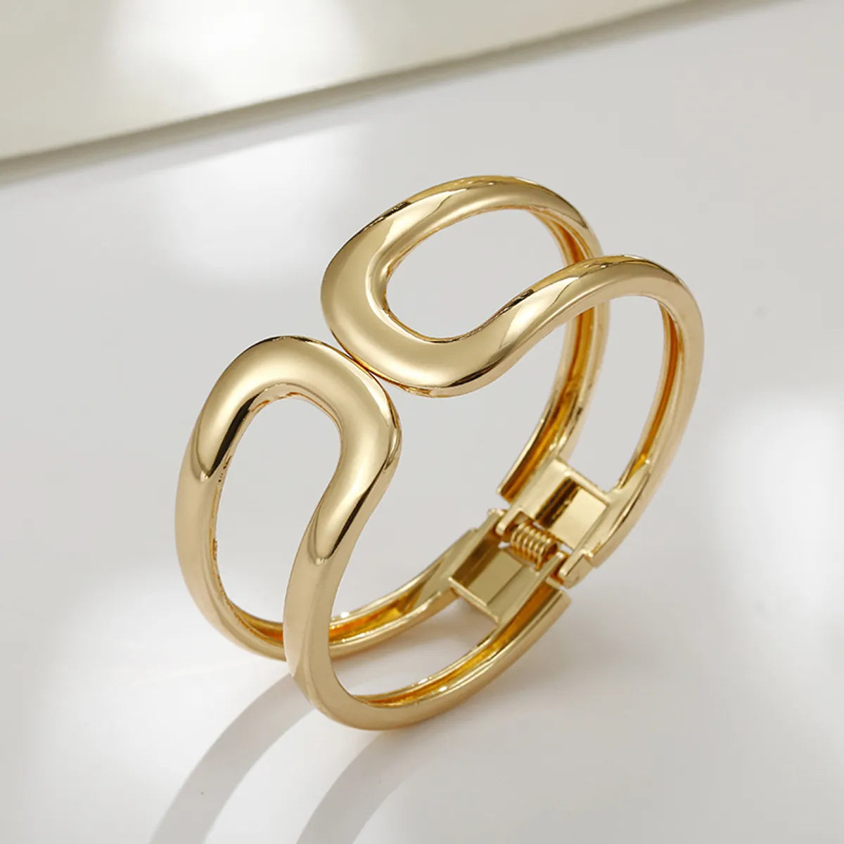 Basic Modern Style Geometric Alloy Plating Women'S Bangle