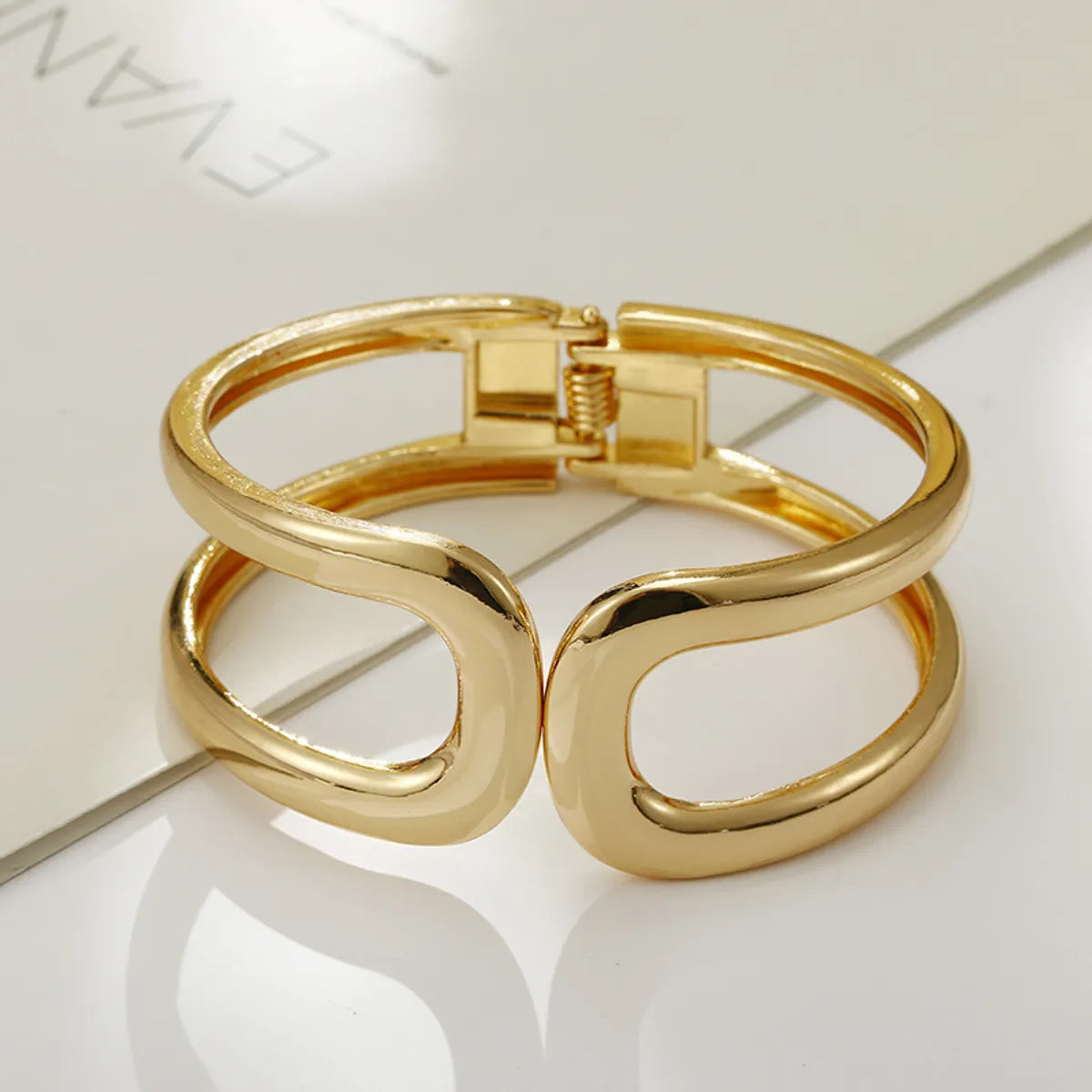 Basic Modern Style Geometric Alloy Plating Women'S Bangle