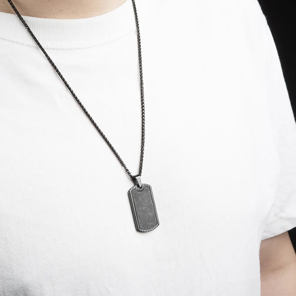 Basic Modern Style Geometric Solid Color 304 Stainless Steel Plating Men'S Pendant Necklace