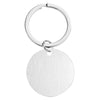 Basic Modern Style Round Customization Laser Engraving 201 Stainless Steel Plating Unisex Bag Pendant Keychain