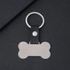 Basic Modern Style Simple Style Customization Laser Engraving Unforgettable 201 Stainless Steel Pu Leather Plating Unisex Bag Pendant Keychain