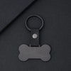 Basic Modern Style Simple Style Customization Laser Engraving Unforgettable 201 Stainless Steel Pu Leather Plating Unisex Bag Pendant Keychain