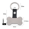 Basic Modern Style Simple Style Customization Laser Engraving Unforgettable 201 Stainless Steel Pu Leather Plating Unisex Bag Pendant Keychain