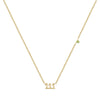 Basic Number Titanium Steel Plating 18k Gold Plated Necklace
