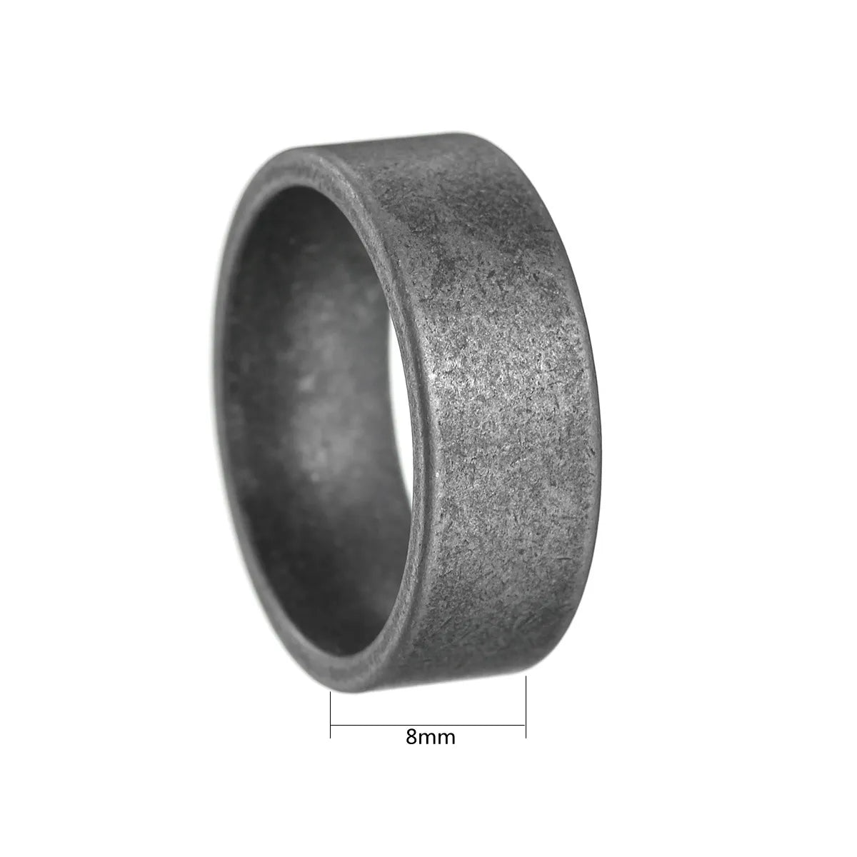 Basic Punk Classic Style Geometric 201 Stainless Steel Men'S Rings