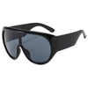 Basic Retro Solid Color Pc Special-Shaped Mirror Full Frame Women'S Sunglasses