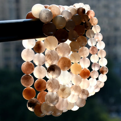 Basic Round Natural Stone Beaded Handmade Bracelets