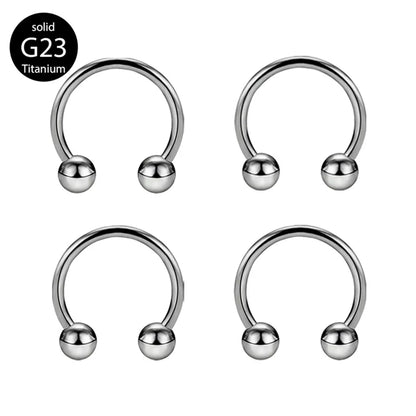 Basic Round Stainless Steel Plating Nose Ring