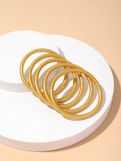 Basic Simple Style Circle PVC Wholesale Bangle