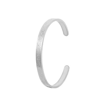 Basic Simple Style Classic Style C Shape 304 Stainless Steel Cuff Bracelets In Bulk