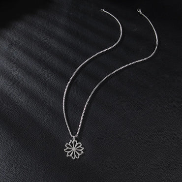 Basic Simple Style Classic Style Flower Daisy 201 Stainless Steel Unisex Pendant Necklace