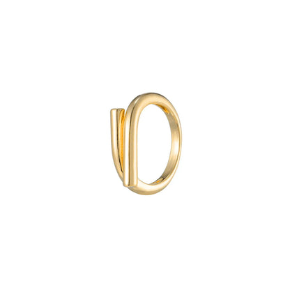 Basic Simple Style Classic Style Geometric Solid Color Alloy Wholesale Rings