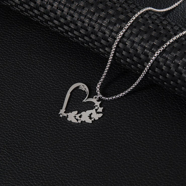 Basic Simple Style Classic Style Heart Shape 201 Stainless Steel Unisex Pendant Necklace