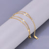 Basic Simple Style Classic Style Solid Color 304 Stainless Steel Titanium Steel 18K Gold Plated Bracelets In Bulk