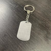 Basic Simple Style Geometric Customization Laser Engraving 201 Stainless Steel Plating Unisex Bag Pendant Keychain