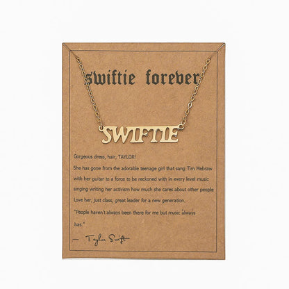 Basic Simple Style Letter Stainless Steel Plating Pendant Necklace