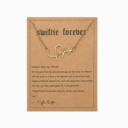 Basic Simple Style Letter Stainless Steel Plating Pendant Necklace