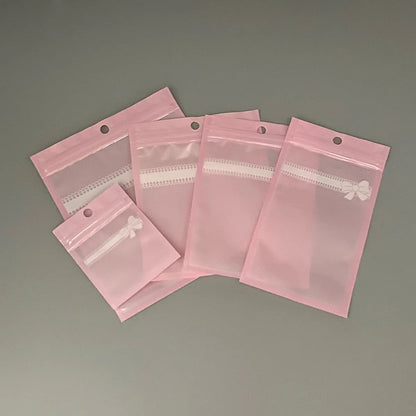 Basic Simple Style Solid Color CPP PET Jewelry Packaging Bags