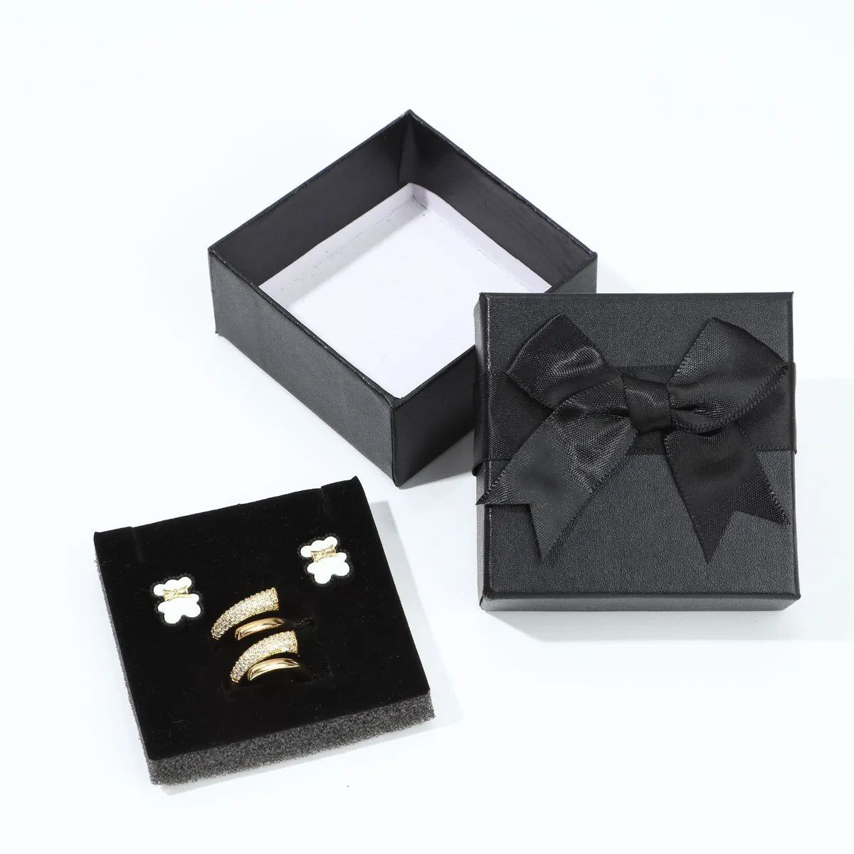 Basic Simple Style Solid Color Jewelry Boxes