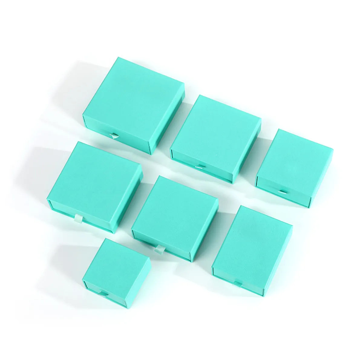 Basic Simple Style Solid Color Paper Jewelry Boxes