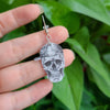 Basic Skull Arylic Patchwork Women'S Drop Earrings