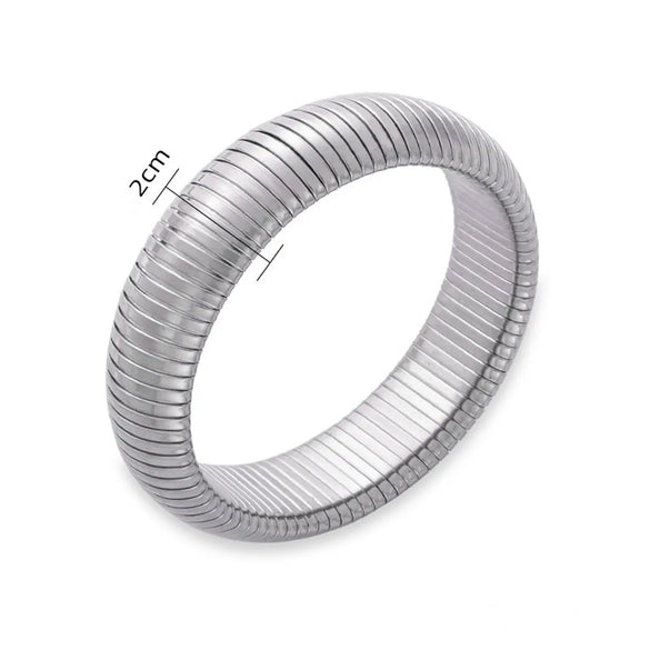 Basic Solid Color Classic Style Solid Color 304 Stainless Steel Wristband In Bulk