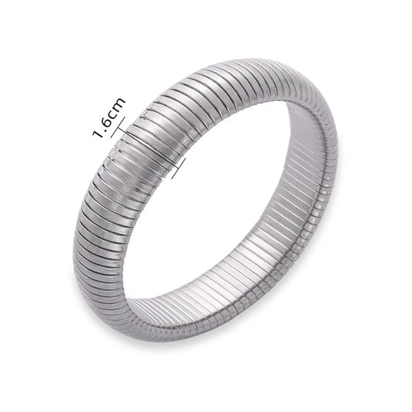 Basic Solid Color Classic Style Solid Color 304 Stainless Steel Wristband In Bulk