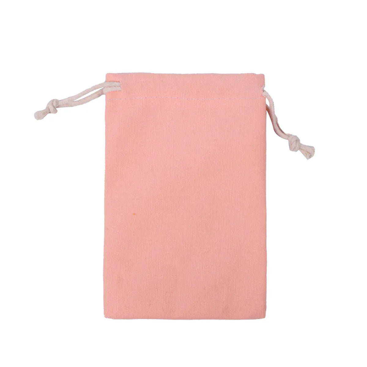 Basic Solid Color Cloth Drawstring Jewelry Packaging Bags 1 Piece