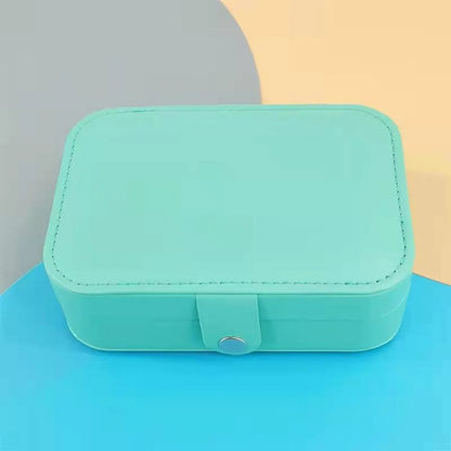 Basic Solid Color PU Leather Jewelry Boxes