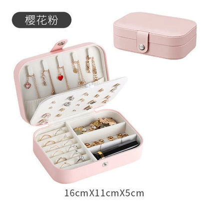 Basic Solid Color PU Leather Jewelry Boxes