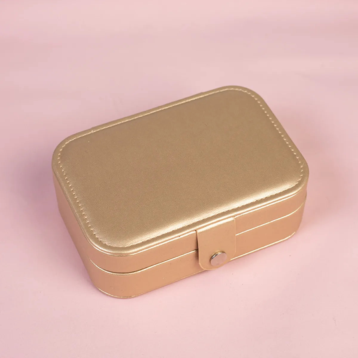 Basic Solid Color PU Leather Jewelry Boxes