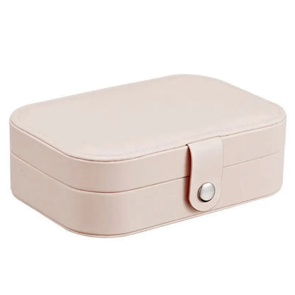 Basic Solid Color PU Leather Jewelry Boxes