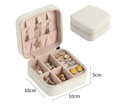 Basic Solid Color PU Leather Jewelry Boxes