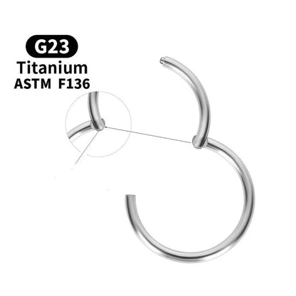 Basic Solid Color Pure Titanium Nose Ring In Bulk