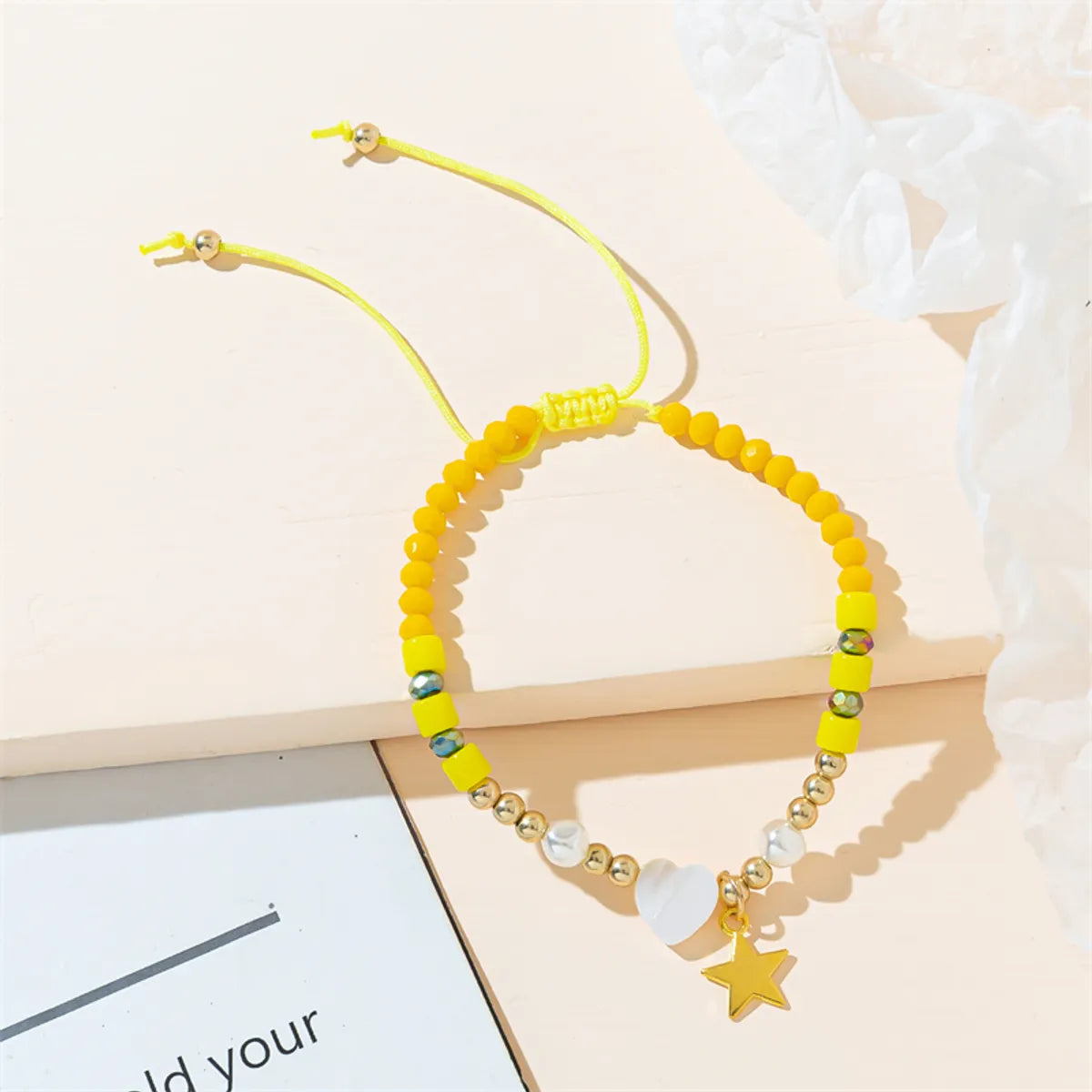 Basic Star Artificial Crystal Beaded Braid Women's Bracelets