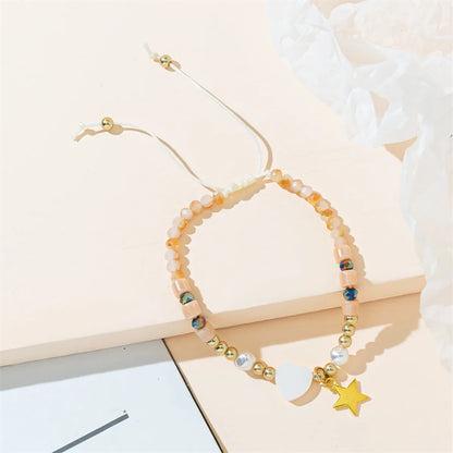 Basic Star Artificial Crystal Beaded Braid Women's Bracelets