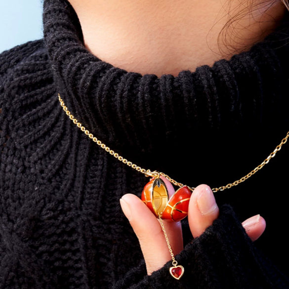 Basketball Necklace For Women Copper Electroplated Geometric Style O Chain