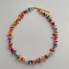 Beach Color Block Stainless Steel Coral Women'S Necklace