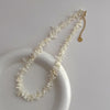 Beach Color Block Stainless Steel Coral Women'S Necklace