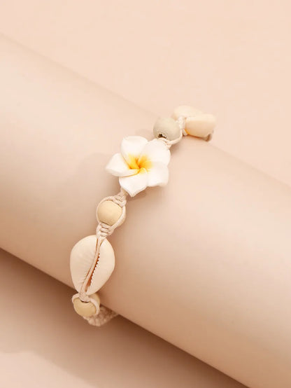 Beach Flower Shell Wholesale Anklet