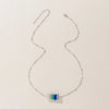 Beach Geometric Metal Plating Glass Women'S Necklace