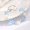 Beach Marine Bracelet Zinc Alloy Animal Zodiac Mixed Gemstone Setting Electroplating For Women