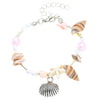 Beach Marine Bracelet Zinc Alloy Animal Zodiac Mixed Gemstone Setting Electroplating For Women