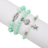 Beach Simple Style Classic Style Starfish Shell Arylic Alloy Wholesale Bracelets