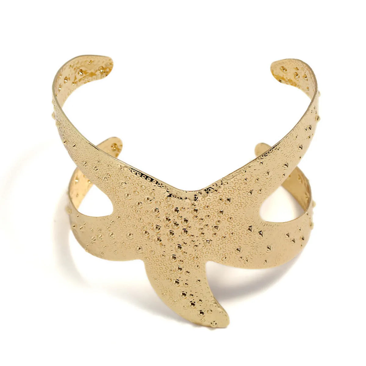 Beach Simple Style Starfish Alloy Wholesale Bangle