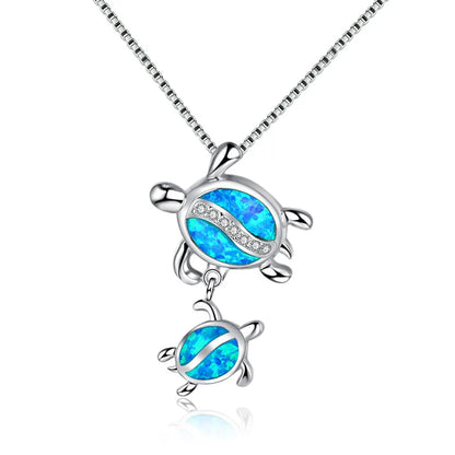 Beach Sweet Tortoise Alloy Wholesale Pendant Necklace