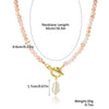 Bead Necklace Artificial Crystal Geometric Simple Light Luxury Electroplating Women's